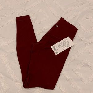 Lululemon Align Size 4 Garnet NWT